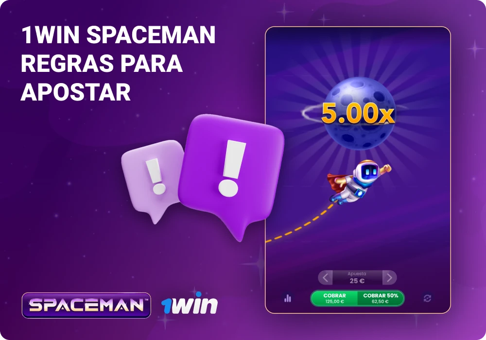Regras de apostas 1win para o Spaceman