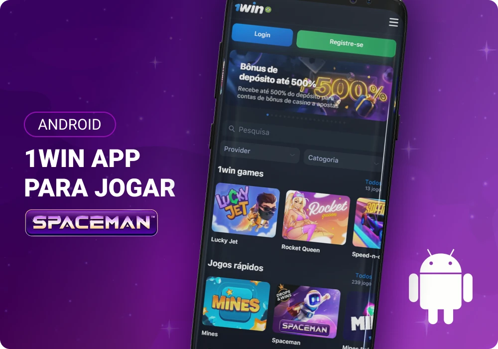 Spaceman 1win App para Android