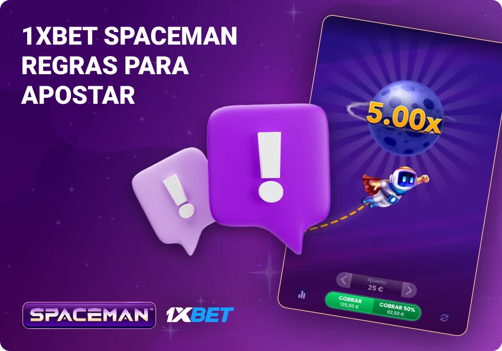 Regras 1xbet para o Spaceman