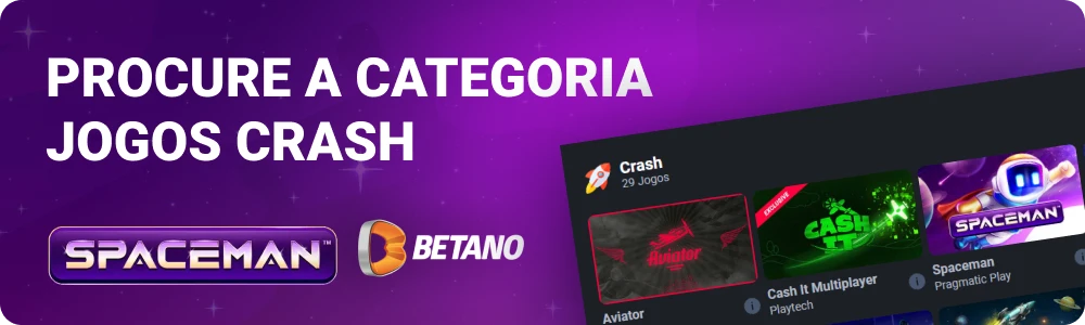 Encontre jogos de Crash na Betono