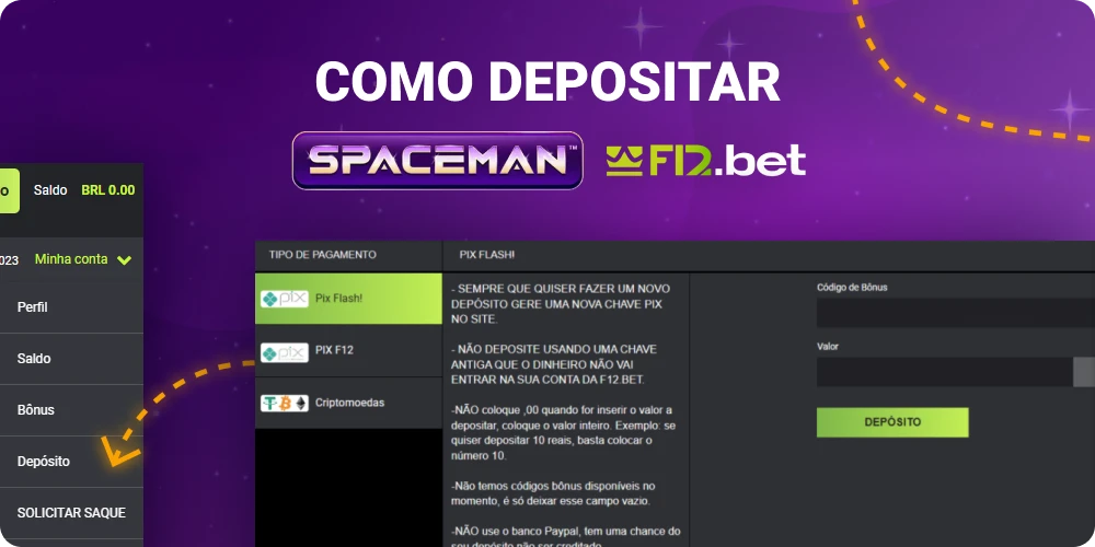 Depositar F12Bet Brasil