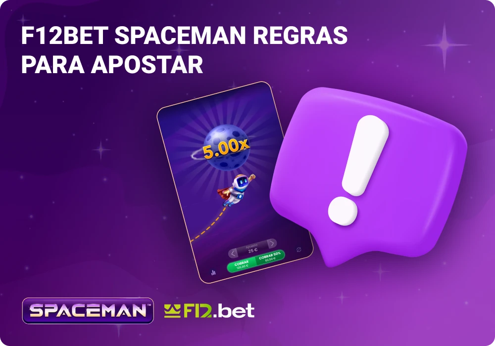 Regras de apostas F12Bet para o Spaceman