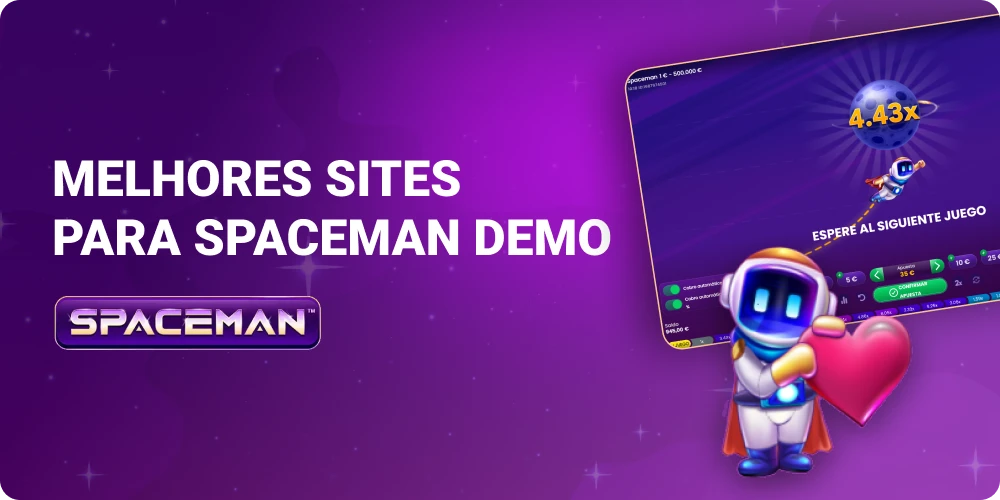 Principais sites com a versão demo do Spaceman