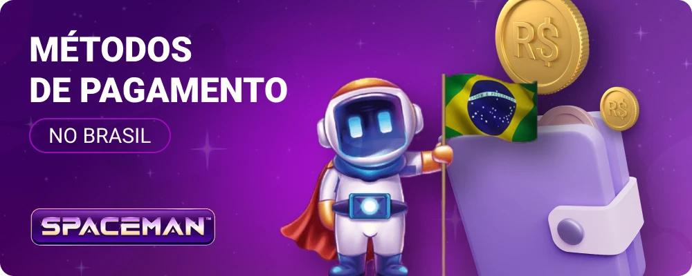 Formas de pagamento para jogar Spaceman