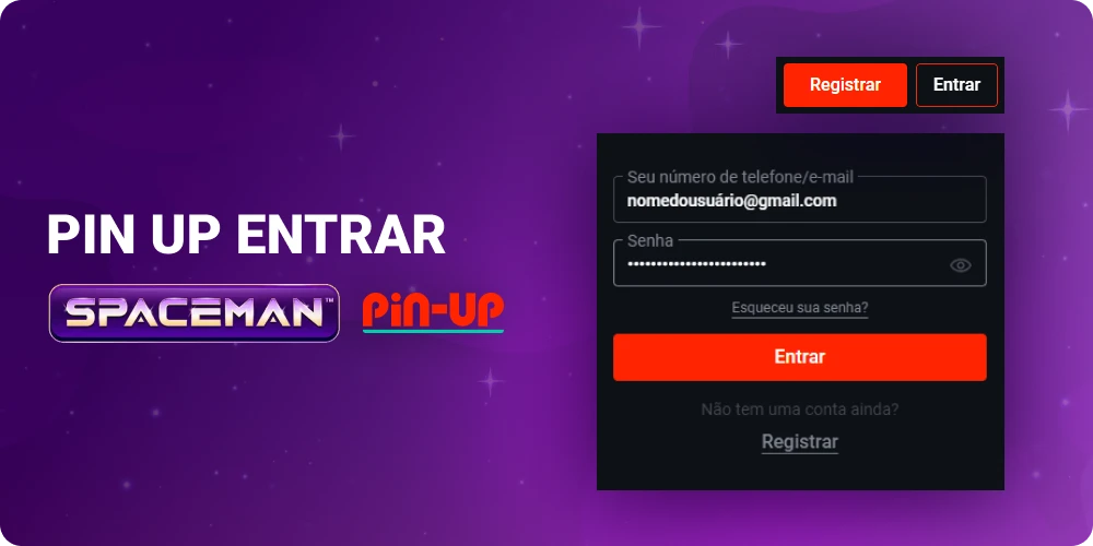 Faça login no Pin-Up para jogar Spaceman