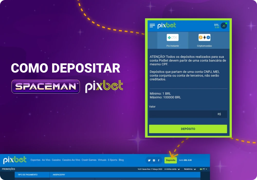 Depositar Pixbet Brasil