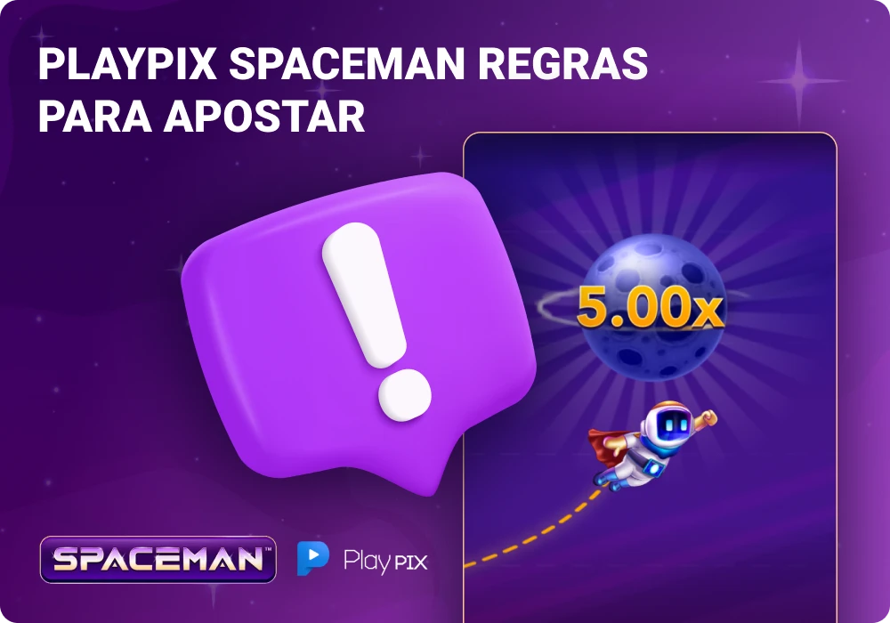 Regras de apostas PlayPIX para o Spaceman