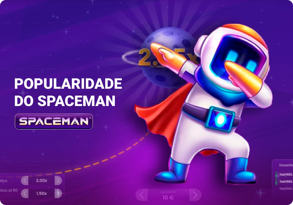 A popularidade do jogo Spaceman