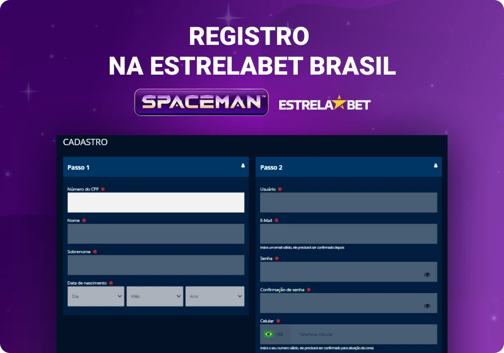 Registre-se no Estrelabet para jogar Spaceman