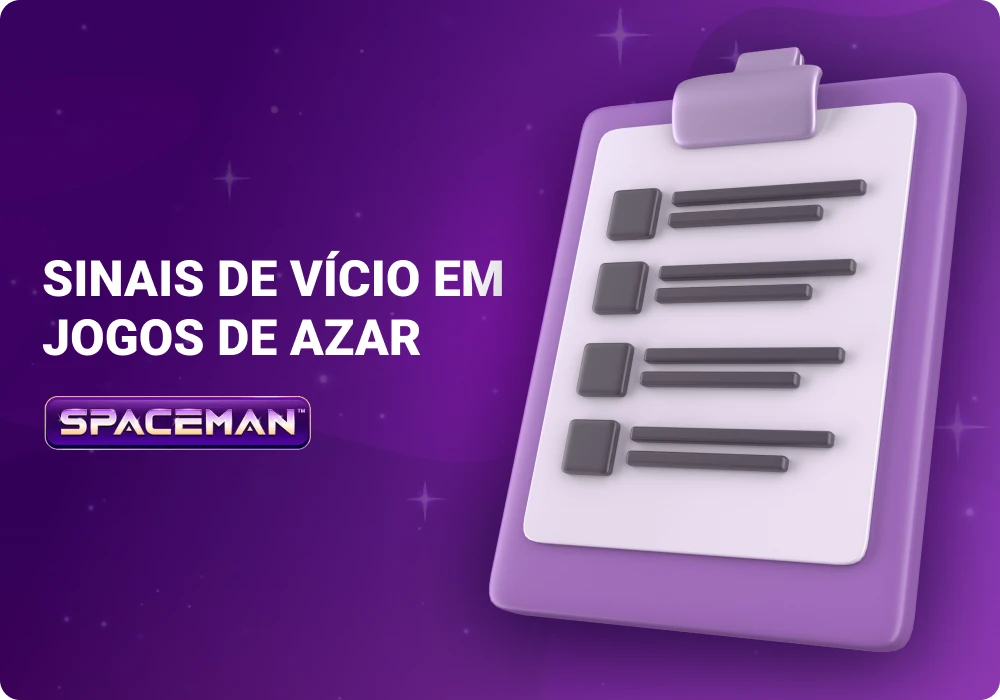 Sinais de vício em jogar Spaceman