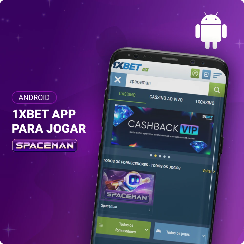 Spaceman 1xBet App para Android