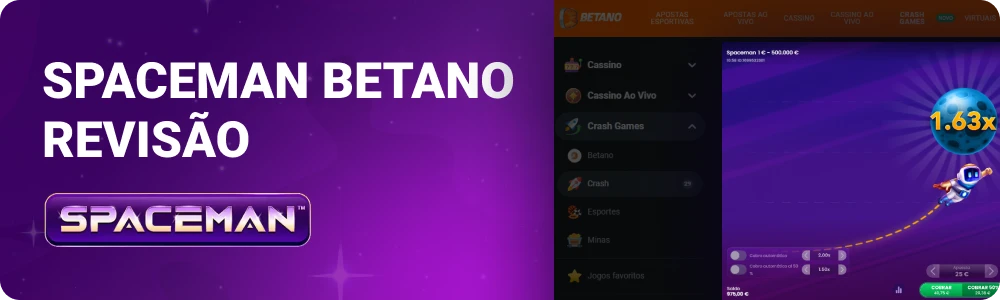 Revisão do jogo Spaceman Betano