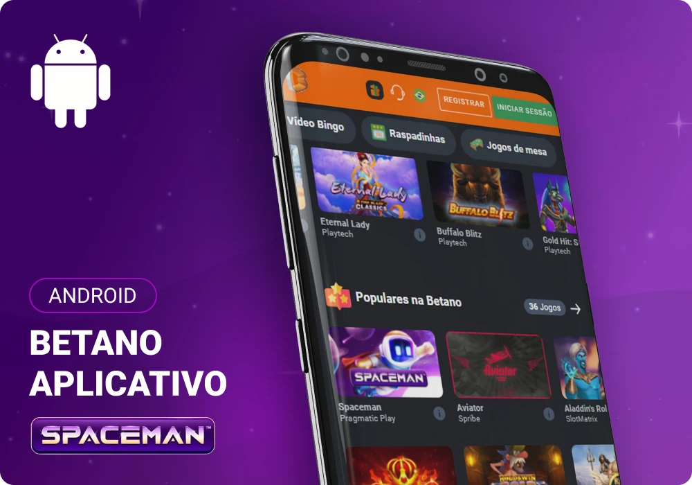 Spaceman Betano App para Android