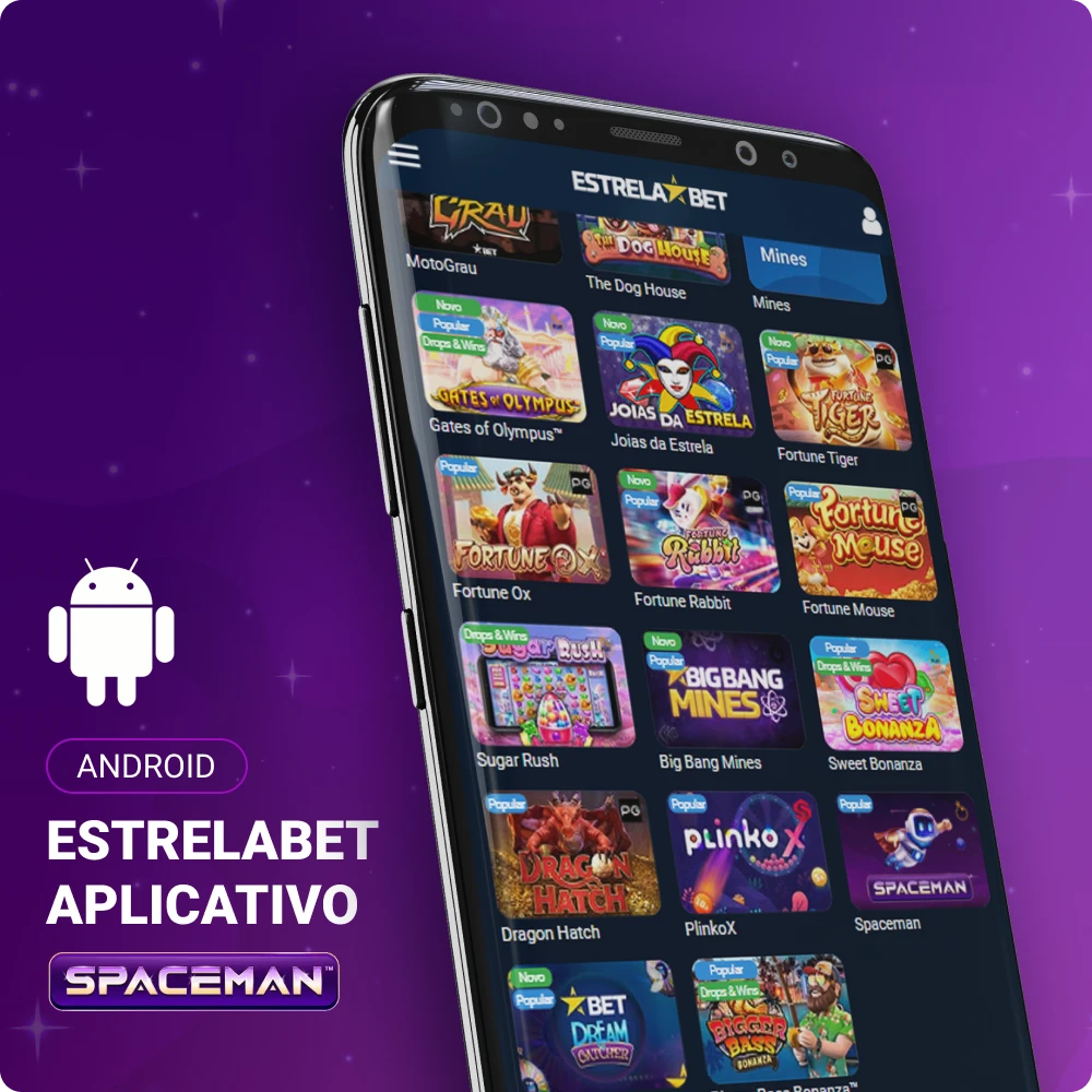 Spaceman Estrelabet App para Android