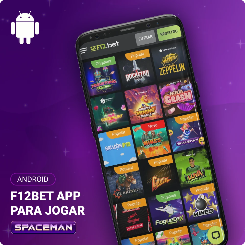 Spaceman F12Bet App para Android