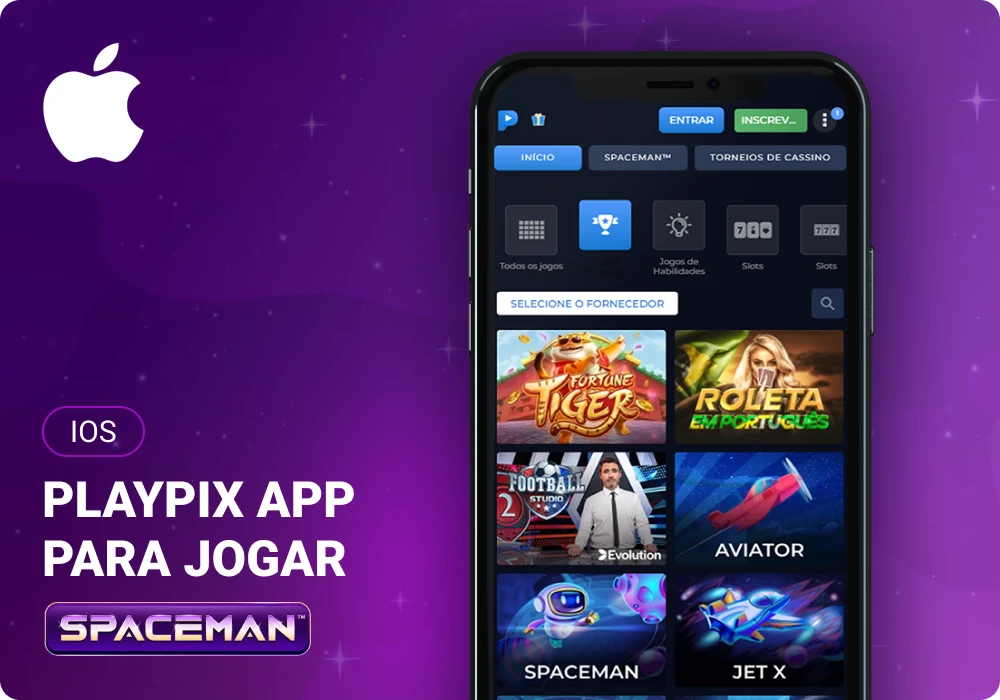Spaceman PlayPIX App para iOS