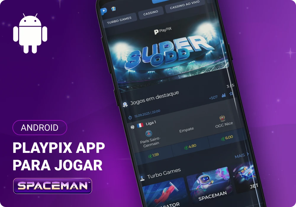 Spaceman PlayPIX App para Android