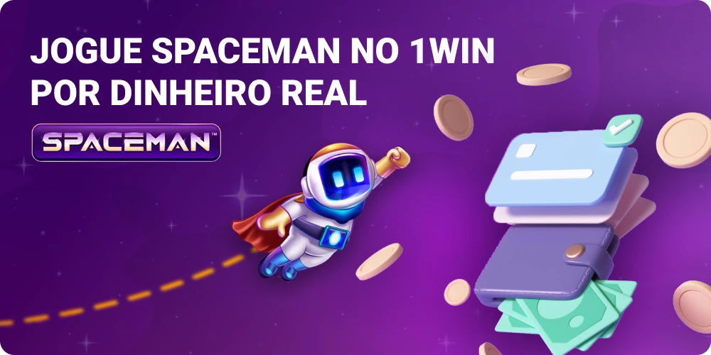 Ganhos em dinheiro no jogo Spaceman 1win
