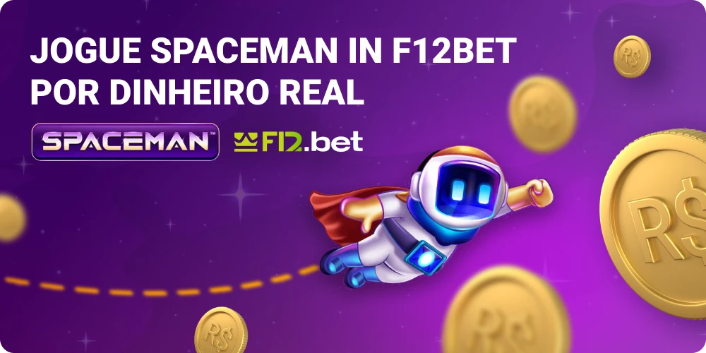 ALT: Ganhos em dinheiro no jogo Spaceman F12Bet